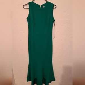 Green Short Sleeve Maxi Dress